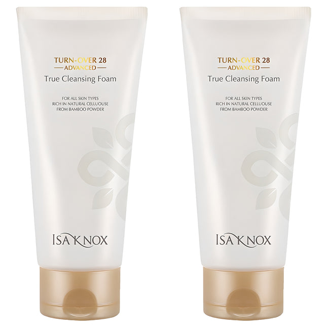 ISA KNOX  Turn Over 28 Advanced True Cleansing Foam 180ml, 2 Count