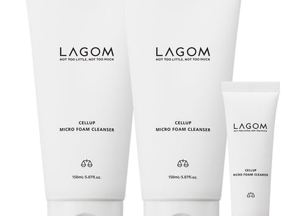 LAGOM  Cellup Micro Foam Cleanser 150ml 2p + 30ml, 1 Set