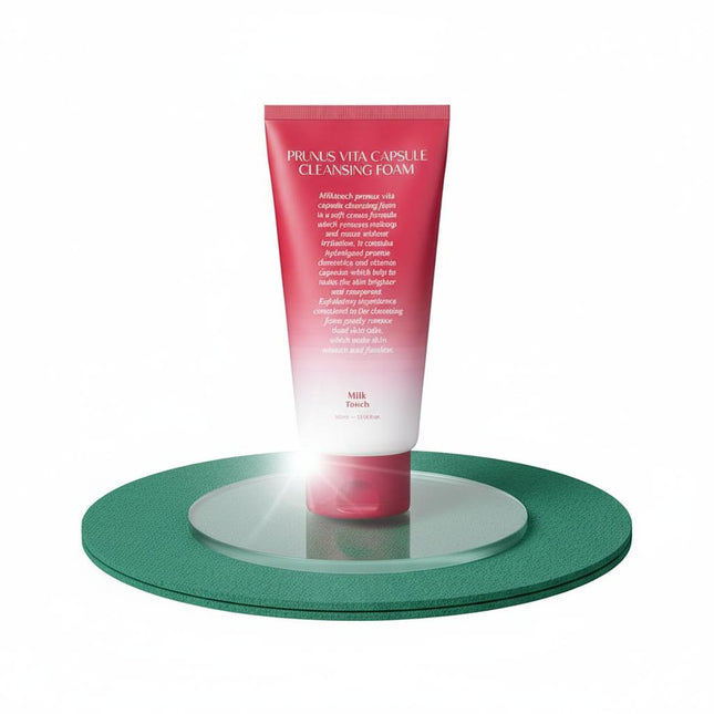 MILK TOUCH Western Plum Vita Capsule Cleansing Foam 300ml