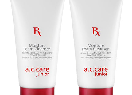 AC CARE JUNIOR  Clean Foam Cleanser, 150ml, 2 Count