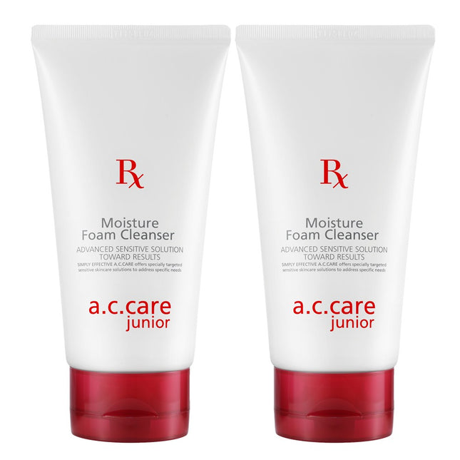 AC CARE JUNIOR  Clean Foam Cleanser, 150ml, 2 Count