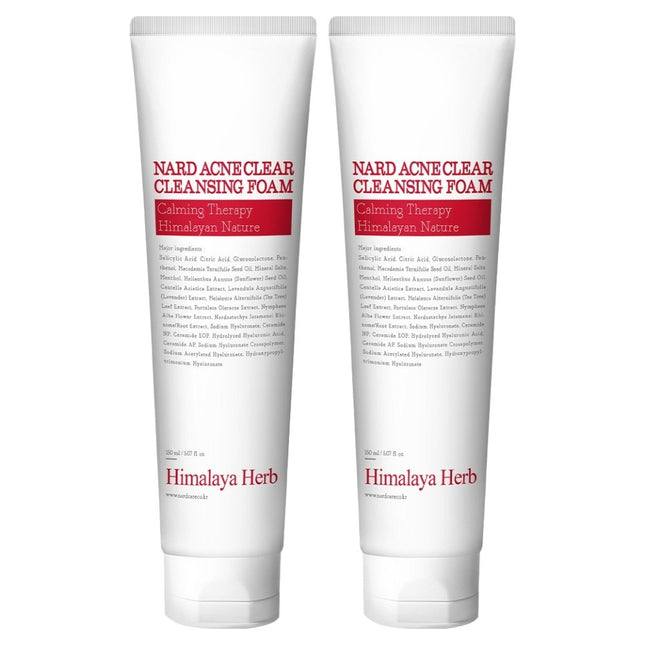 NAD  Anti-Acne Relief Cleansing Foam, 150ml, 2-Pack