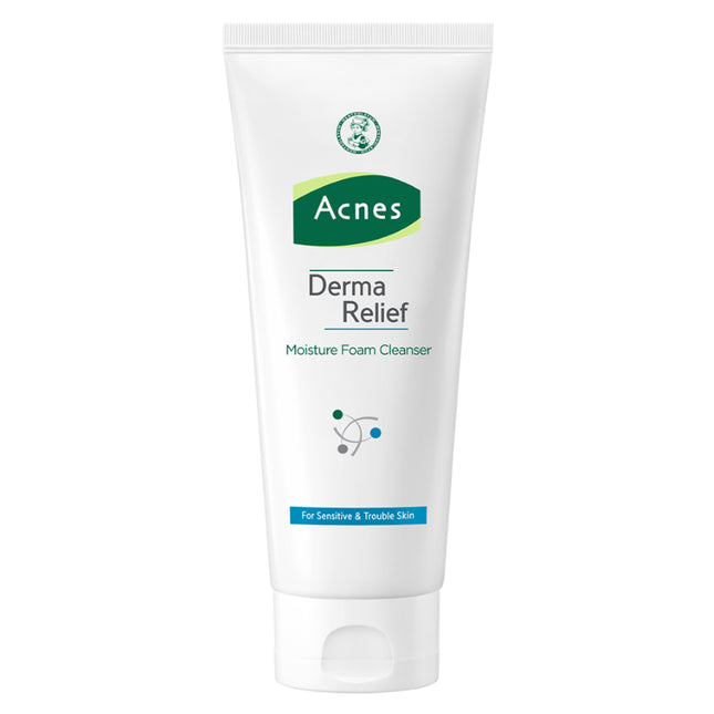 ACNES  Derma Relief Moisture Foam Cleanser, 200ml, 1 count