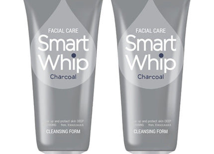 NONE  Facial Care Smart Whip Charcoal Cleansing Foam, 225ml, 2 Count