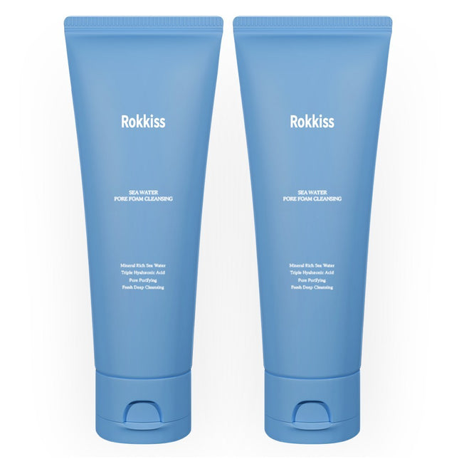 ROCKY'S  Sea Water Pore Foam Cleansing, 120ml, 2 Count