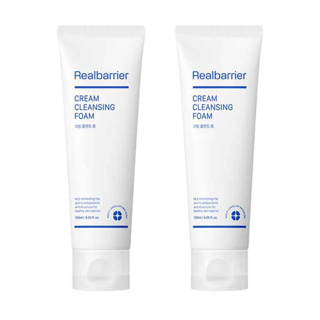 REAL BARRIER  Cream Cleansing Foam 120ml 2pack