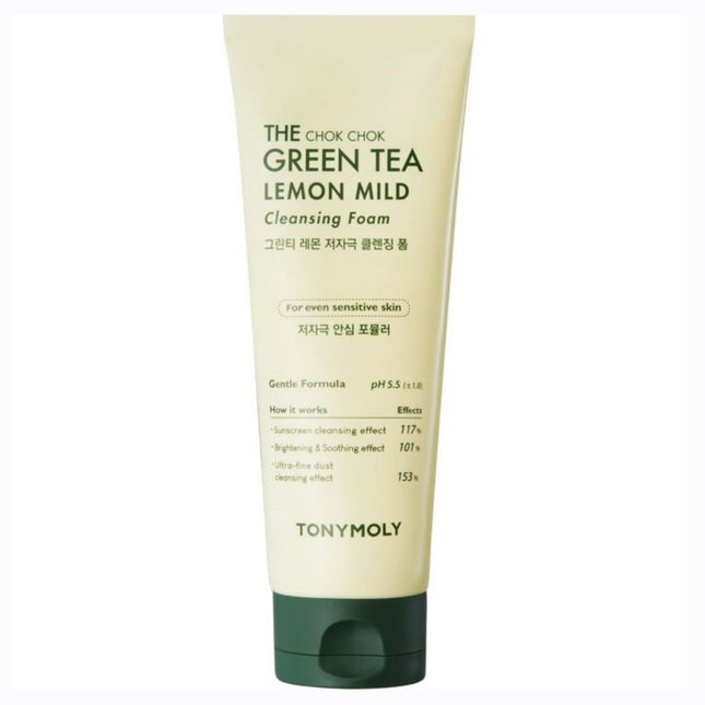 TONYMOLY THE CHOKCHOK GREEN TEA MOISTURE CLEANSING FOAM 150ML 1PC