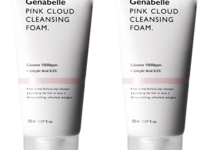 JENABELLE  Pink Cloud Gentle pH Cleansing Foam 150ml 2 Count