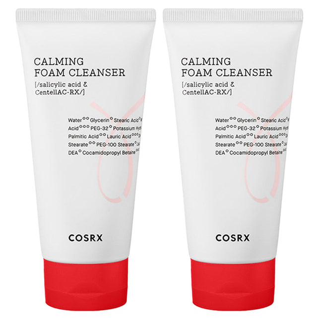 COSRX  AC Collection Calming Foam Cleanser 150ml 2 Count