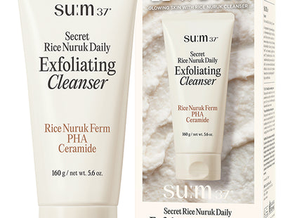 SU:M37  Secret Rice Nuruk Peeling To Foam Cleanser 160g 1 Count