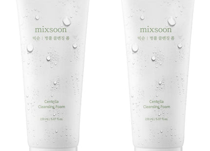 MIXSOON  Centella Cleansing Foam, 150ml, 2 Count