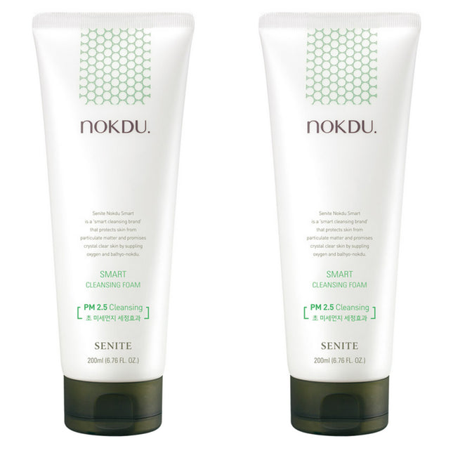 SENITE  Mung Bean Smart Cleansing Foam 200ml 2-Pack