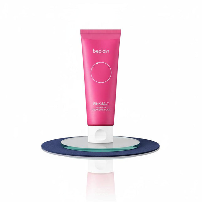 BEPLAIN Pink Salt AHA BHA Cleansing Foam