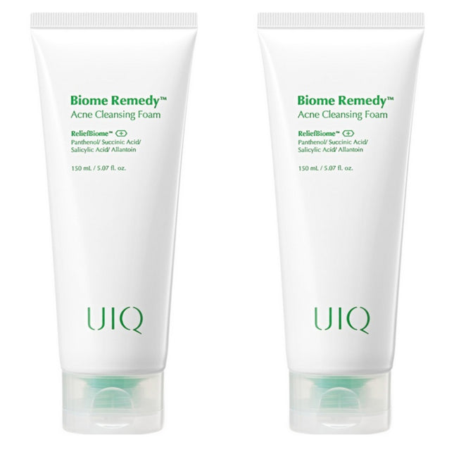 UIQ  Biome Remedy Acne Cleansing Foam, 150ml, 2 Count