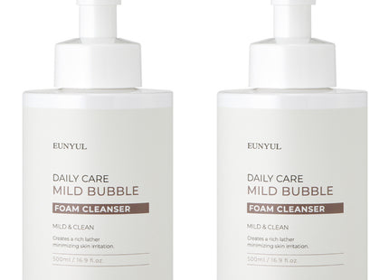 EUNYUL  Daily Care Mild Bubble Foam Cleansing, 500ml, Set of 2