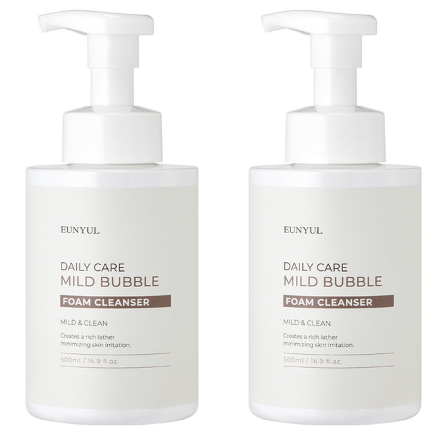 EUNYUL  Daily Care Mild Bubble Foam Cleansing, 500ml, Set of 2
