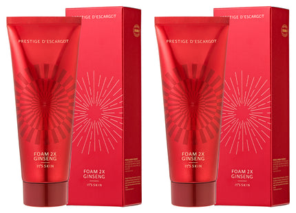 IT'S SKIN  Prestige 2X Ginseng Descaragol Cleansing Foam 150ml 2-Pack
