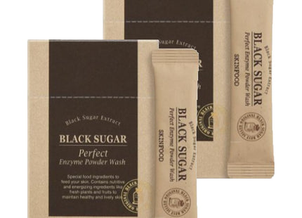 SKINFOOD  Black Sugar Perfect Enzyme Powder Wash 30ea x 2 Pack