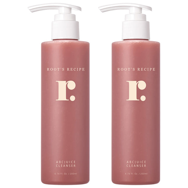ROOTS RECIPE Joosungah Vegan ABC Juice Soothing Cleanser 200ml, 2 Pack