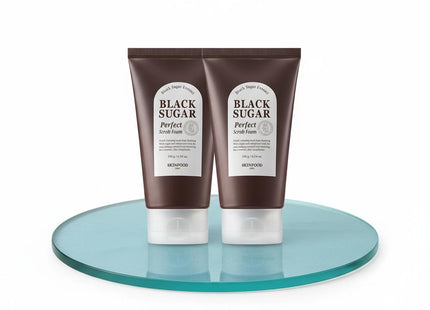 SKINFOOD Black Sugar Perfect Scrub Foam Double Set