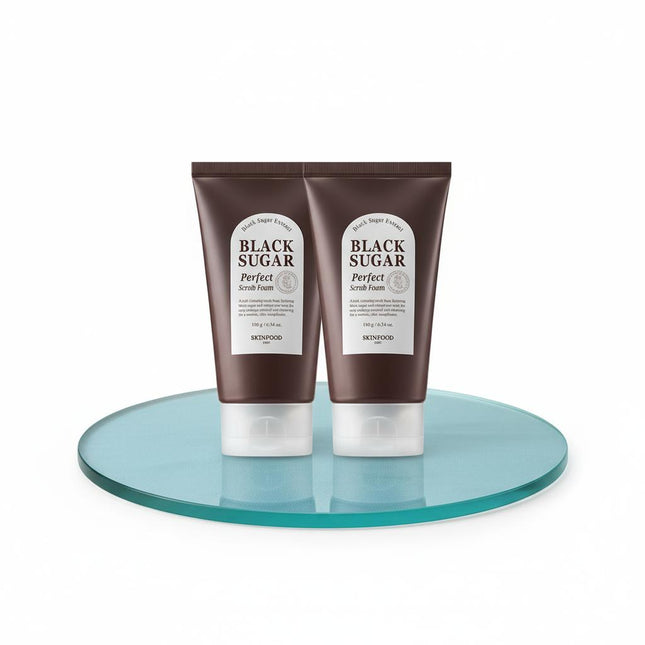 SKINFOOD Black Sugar Perfect Scrub Foam Double Set