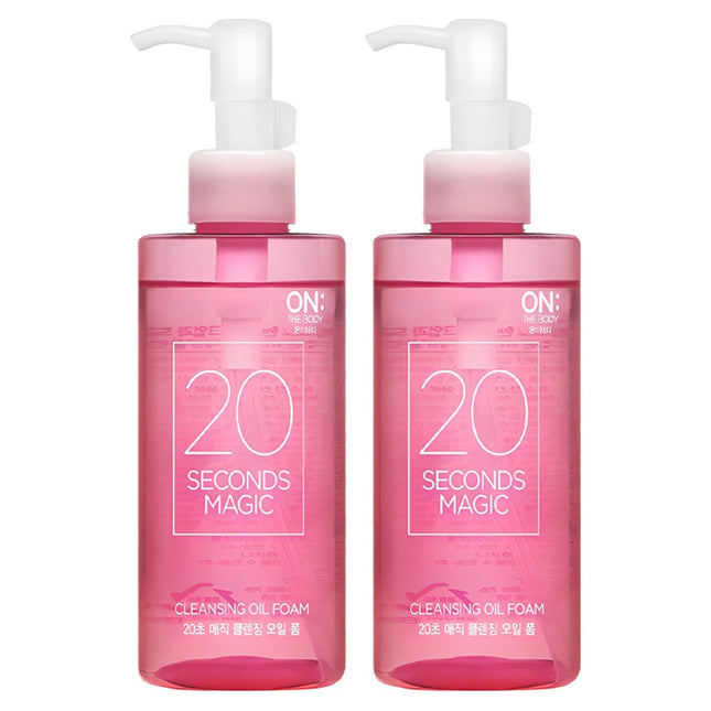 ON THE BODY  20 Seconds Magic Cleansing Oil Foam 200ml 2 Pack