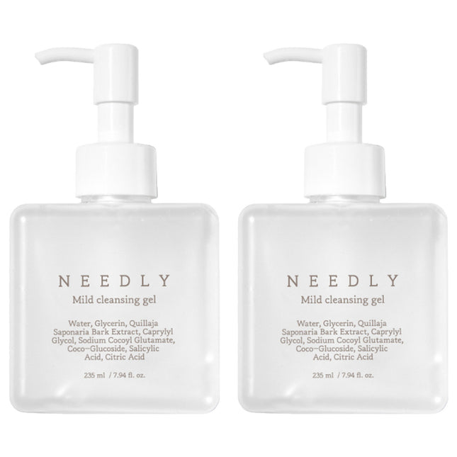 NIEDDLY  Mild Cleansing Gel, 235ml, 2 Count