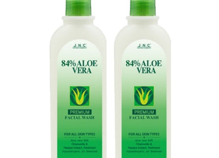 JNC  Aloe Vera 84% Premium Facial Wash, 240g, 2 Count