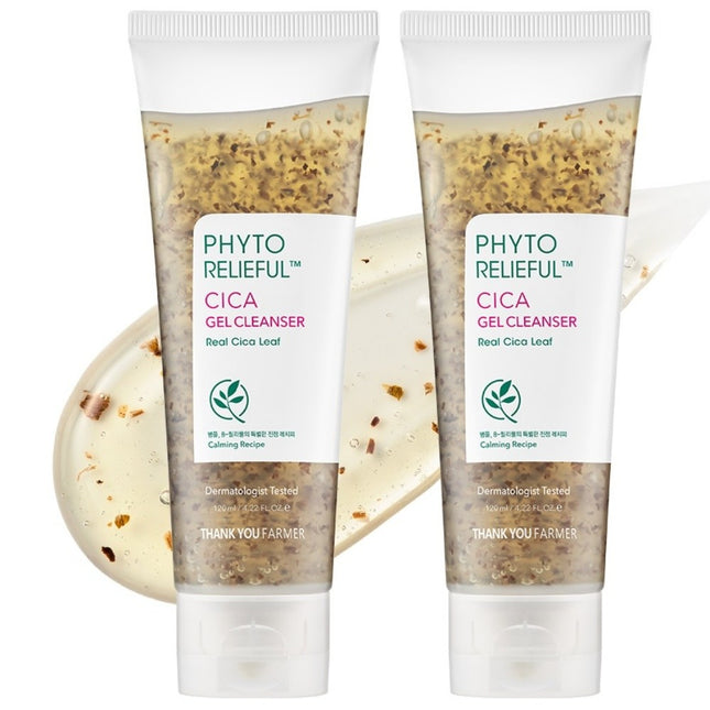THANK YOU FARMER  Phyto Relaxful Cica Gel Cleanser 120ml 2 count