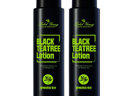 LABELYUM Shocking Black Tea Tree Lotion, 150ml, 2 Count