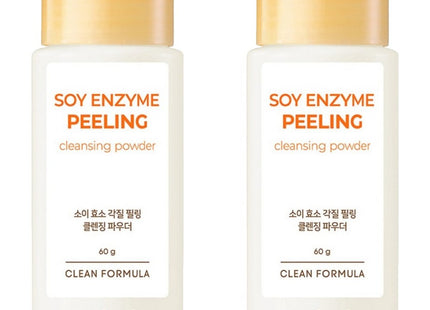 POINT& Point& Soy Enzyme Exfoliating Peeling Cleansing Powder, 60g, 2 Count