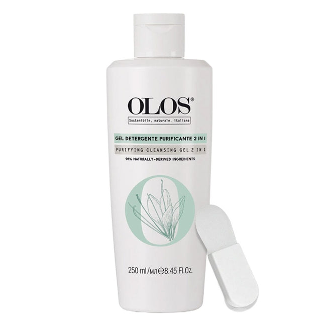 OLOS  Purifying Cleansing Gel 2in1 250ml + Spatula Set, 1 Set