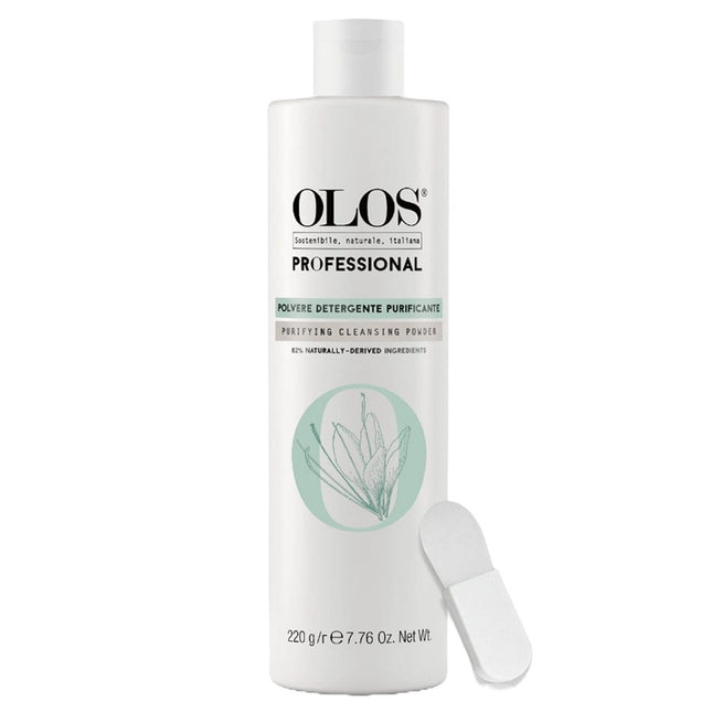 OLOS  Purifying Cleansing Powder 220g + Spatula Set, 1 item
