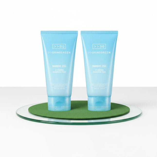 BRING GREEN Bamboo Hyaluron Moist Cleansing Foam 120mL 2ea  Single