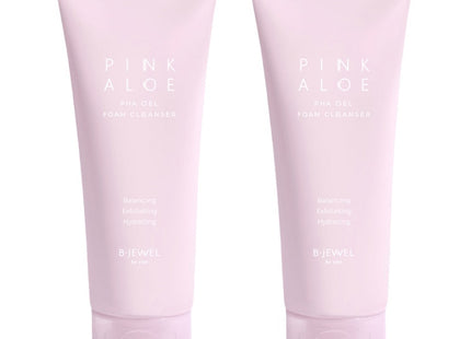 NONE  Visual Pink Aloe AHA BHA PHA Gel Foam Cleanser 150ml, 2 Count