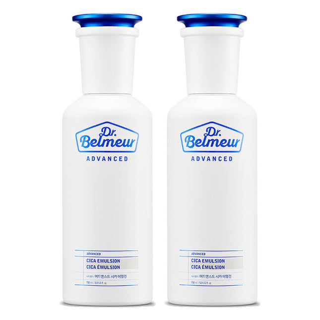THE FACE SHOP Dr.Belmeur Advanced Cica Emulsion, 150ml, 2 Count