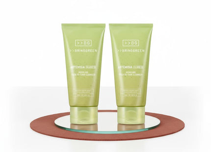 BRING GREEN Artemisia Calming EX Modeling Pack to Foam Cleanser 120mL Double Set