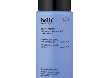 BELIF  Super Knights Hyaluronic Enzyme Powder Pack Cleanser, 55g, 1 count