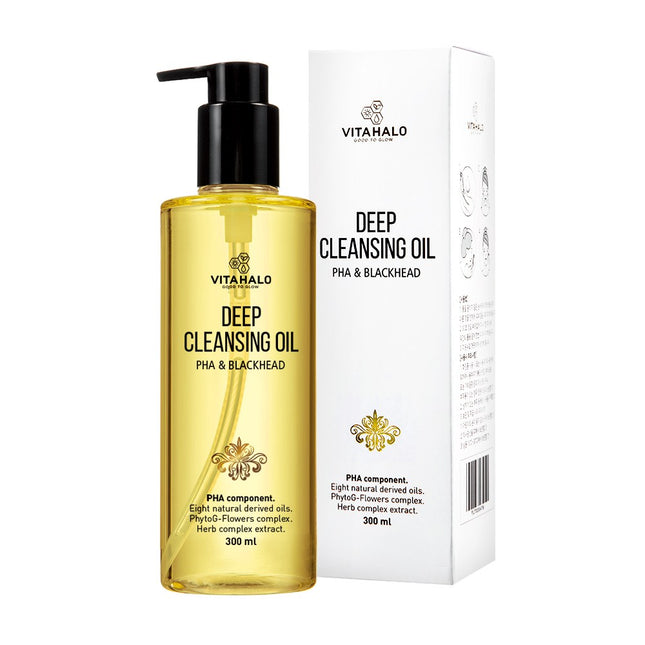 VITAHALO  Deep Cleansing Oil PHA & Blackhead 300ml 1 count