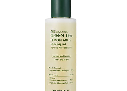 TONYMOLY Tonymoly The Chokchok Green Tea Lemon Low-irritant Blackhead Cleansing Oil 200ml 1 Each