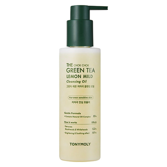 TONYMOLY Tonymoly The Chokchok Green Tea Lemon Low-irritant Blackhead Cleansing Oil 200ml 1 Each
