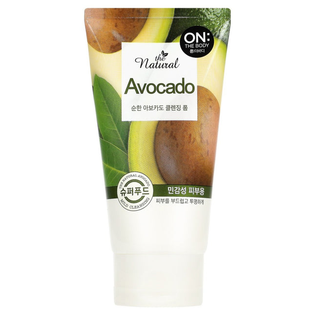 ON THE BODY  The Natural Avocado Mild Cleansing Foam 120g 1 pack