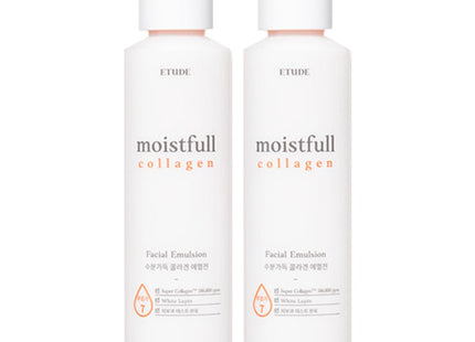 ETUDE Moisture Full Collagen Emulsion, 180ml, 2 Count