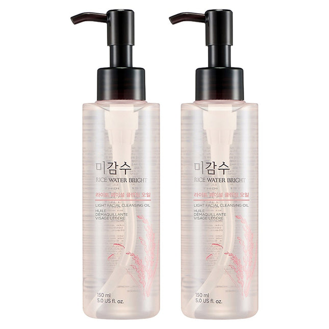 THE FACE SHOP Myeonghan Mi:po Bright Light Cleansing Oil 150ml, 2 Count