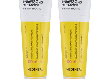 MEDIHEAL Mediheal Pore Toning Cleansing Foam 120ml 2pcs
