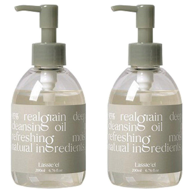 LASSELLLE  Grain Cleansing Oil, 200ml, 2 Count