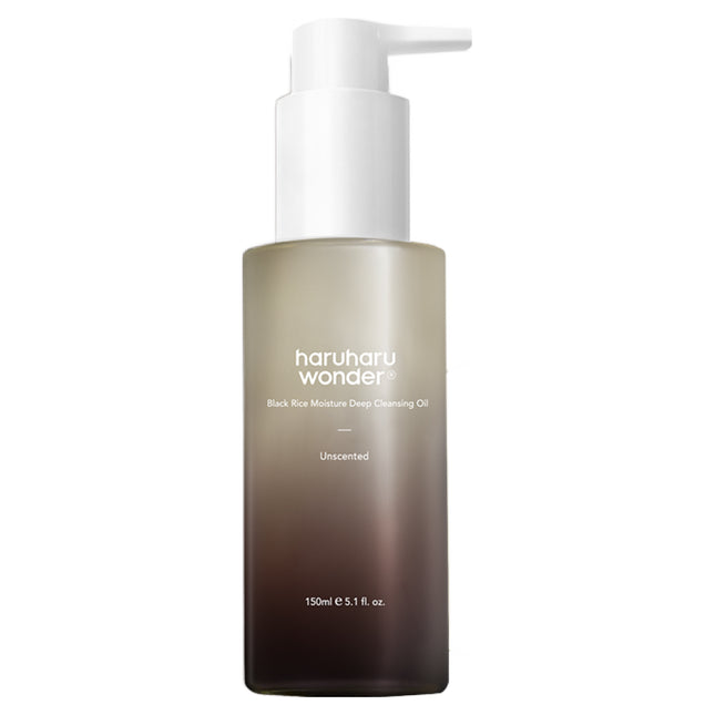 HARUHARU WONDER Black Rice Moisture Deep Cleansing Oil, 150ml, 1 count