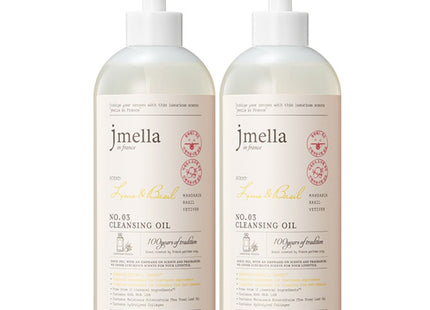 JMELLA  in France Lime & Basil Cleansing Oil, 500ml, 2 Count