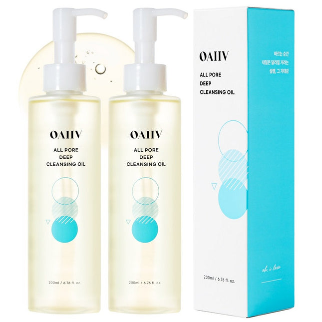 OIIVE  All Pore Deep Cleansing Oil 200ml, Set of 2