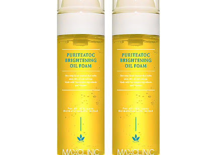 MAXCLINIC  Purity Tok Brightening Oil Foam Cleanser 110g 2 Count